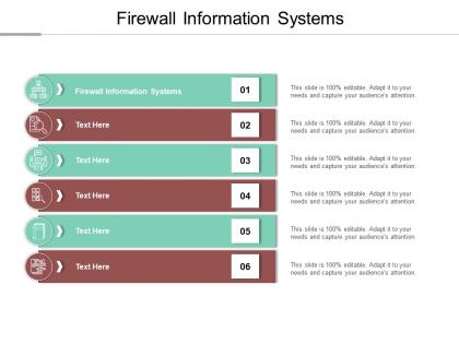 Firewall information systems ppt powerpoint presentation model example cpb