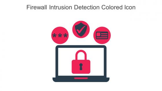 Firewall Intrusion Detection Colored Icon In Powerpoint Pptx Png And Editable Eps Format