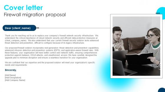 Firewall Migration Proposal Cover Letter Firewall Migration Proposal