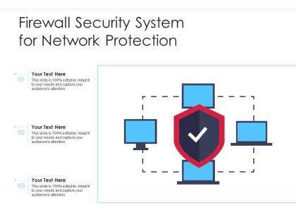 Firewall security system for network protection
