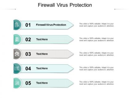Firewall virus protection ppt powerpoint presentation styles graphics pictures cpb