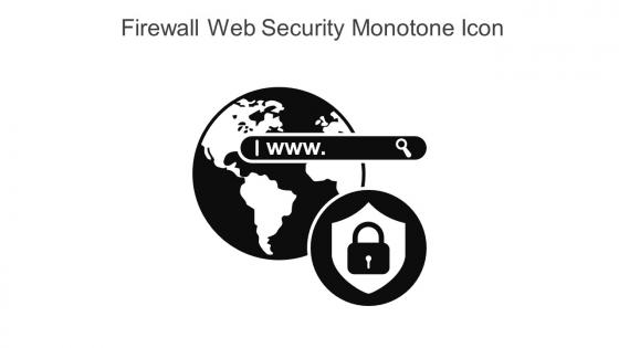 Firewall Web Security Monotone Icon In Powerpoint Pptx Png And Editable Eps Format