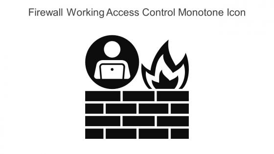 Firewall Working Access Control Monotone Icon In Powerpoint Pptx Png And Editable Eps Format