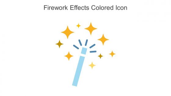 Firework Effects Colored Icon In Powerpoint Pptx Png And Editable Eps Format