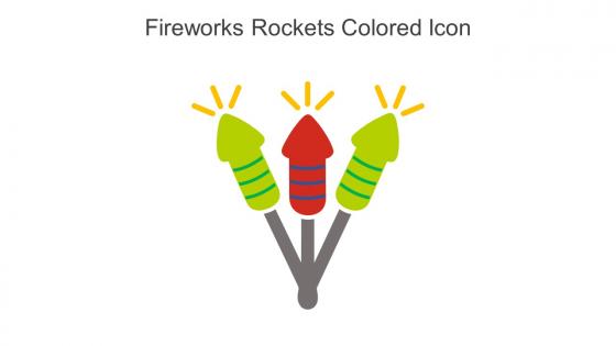 Fireworks Rockets Colored Icon In Powerpoint Pptx Png And Editable Eps Format