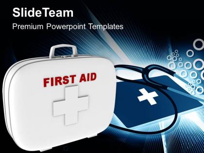 First aid box medical symbol powerpoint templates ppt themes and graphics 0513