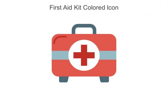 First Aid Kit Colored Icon In Powerpoint Pptx Png And Editable Eps Format