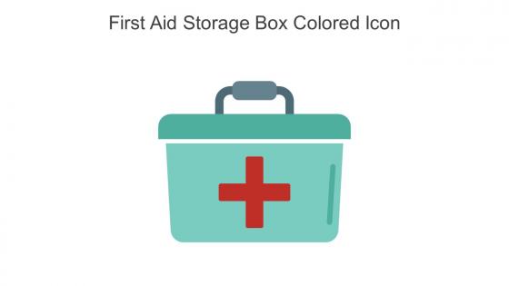 First Aid Storage Box Colored Icon In Powerpoint Pptx Png And Editable Eps Format