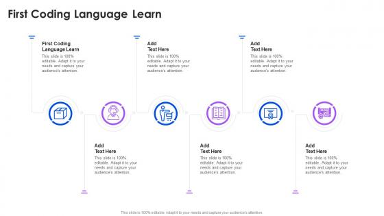First Coding Language Learn In Powerpoint And Google Slides Cpb
