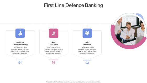 First Line Defence Banking In Powerpoint And Google Slides Cpb