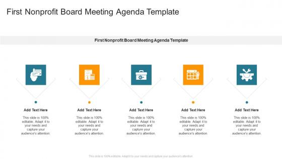 First Nonprofit Board Meeting Agenda Template In Powerpoint And Google Slides Cpb