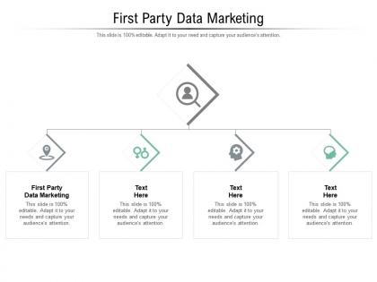 First party data marketing ppt powerpoint presentation outline guide cpb