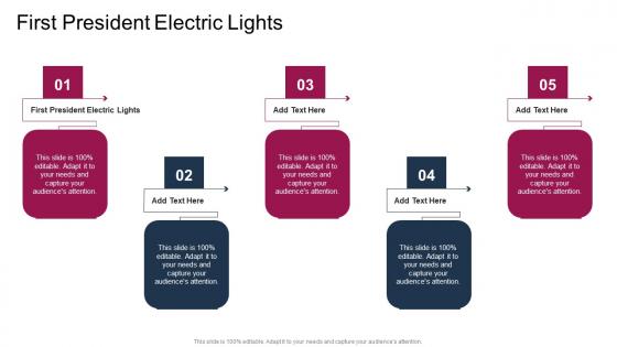 First President Electric Lights In Powerpoint And Google Slides Cpb