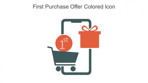 First Purchase Offer Colored Icon In Powerpoint Pptx Png And Editable Eps Format