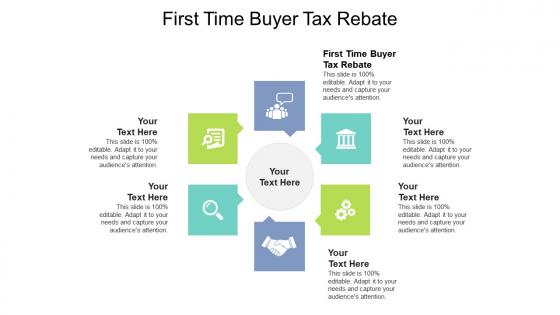 First time buyer tax rebate ppt powerpoint presentation file slide download cpb