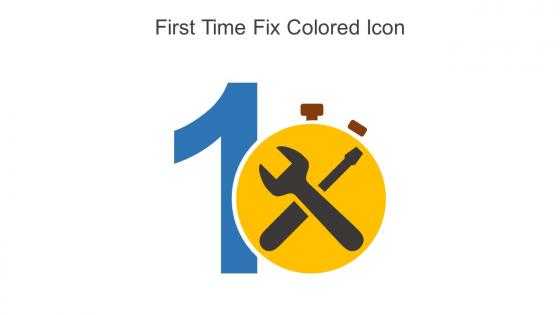 First Time Fix Colored Icon In Powerpoint Pptx Png And Editable Eps Format