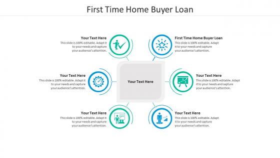First time home buyer loan ppt powerpoint presentation infographics themes cpb