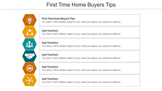 First Time Home Buyers Tips Ppt Powerpoint Presentation Ideas Influencers Cpb