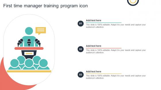 First Time Manager Training Program Icon