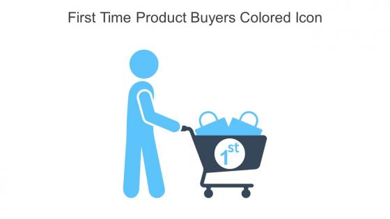 First Time Product Buyers Colored Icon In Powerpoint Pptx Png And Editable Eps Format
