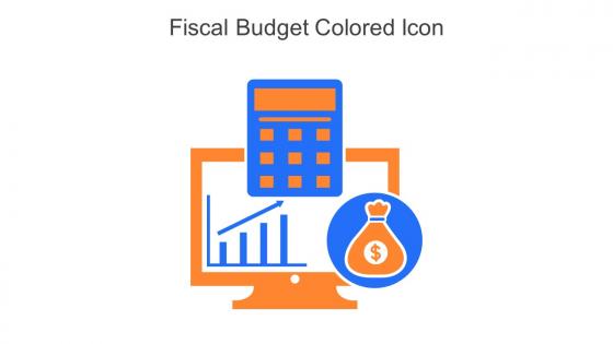 Fiscal Budget Colored Icon In Powerpoint Pptx Png And Editable Eps Format