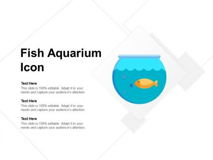 Fish aquarium icon