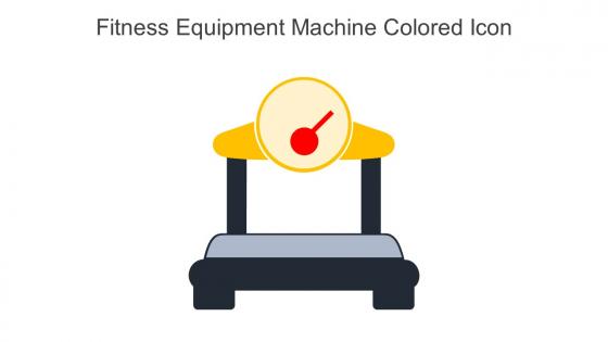 Fitness Equipment Machine Colored Icon in powerpoint pptx png and editable eps format