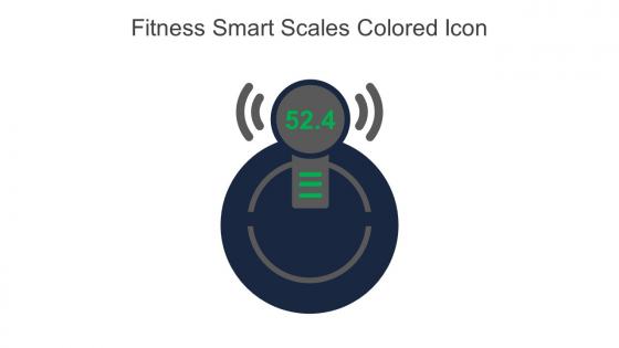 Fitness Smart Scales Colored Icon In Powerpoint Pptx Png And Editable Eps Format