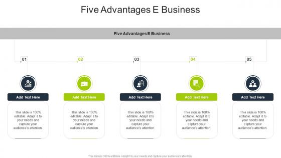 Five Advantages E Business In Powerpoint And Google Slides Cpb