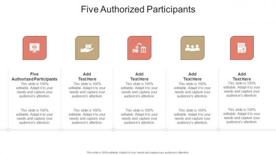 Five Authorized Participants In Powerpoint And Google Slides Cpb