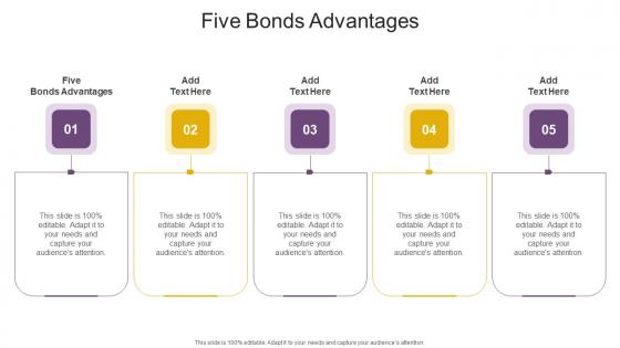 Five Bonds Advantages In Powerpoint And Google Slides Cpb