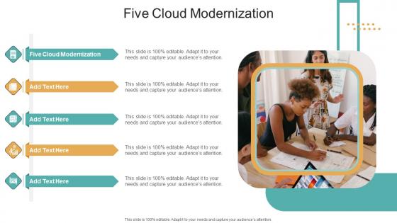 Five Cloud Modernization In Powerpoint And Google Slides Cpb