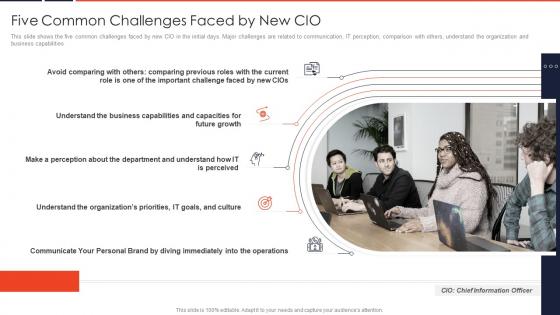 Five Common Challenges Faced By New Cio Cio Transition Technology Strategy Organization