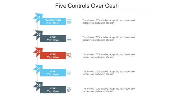Five controls over cash ppt powerpoint presentation summary outline cpb