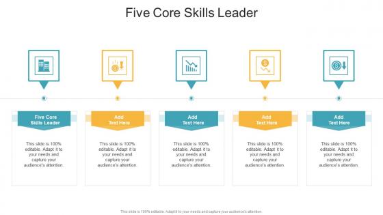 Five Core Skills Leader In Powerpoint And Google Slides Cpb