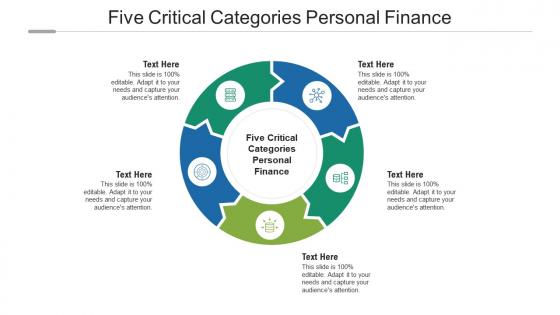 Five critical categories personal finance ppt powerpoint presentation summary show cpb