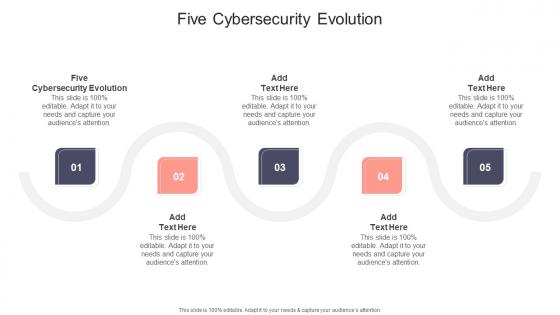 Five Cybersecurity Evolution In Powerpoint And Google Slides Cpb
