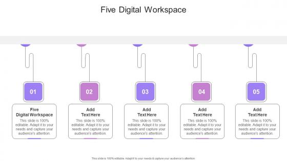 Five Digital Workspace In Powerpoint And Google Slides Cpb
