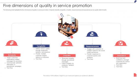 Five Dimensions Of Quality In Service Promotion