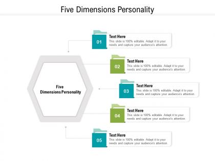 Five dimensions personality ppt powerpoint presentation outline layouts cpb