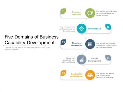 Five domains of business capability development