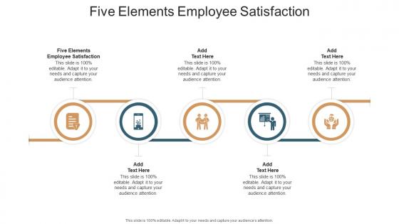 Five Elements Employee Satisfaction In Powerpoint And Google Slides Cpb