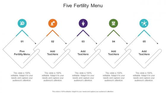 Five Fertility Menu In Powerpoint And Google Slides Cpb