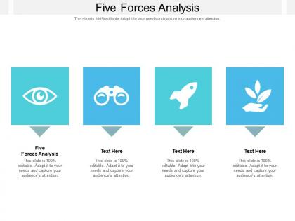 Five forces analysis ppt powerpoint presentation summary deck cpb