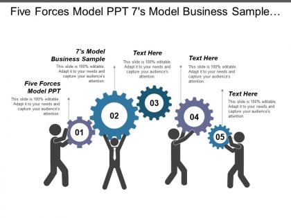 Five forces model ppt 7s model business sample cpb