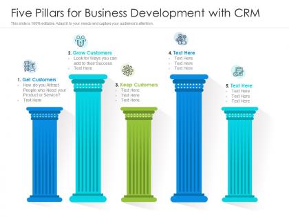 Five pillars for business development with crm