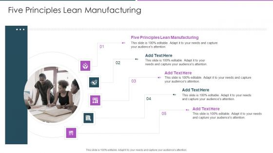 Five Principles Lean Manufacturing In Powerpoint And Google Slides Cpb