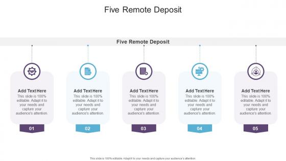 Five Remote Deposit In Powerpoint And Google Slides Cpb