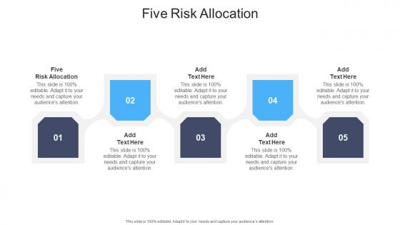 Five Risk Allocation In Powerpoint And Google Slides Cpb
