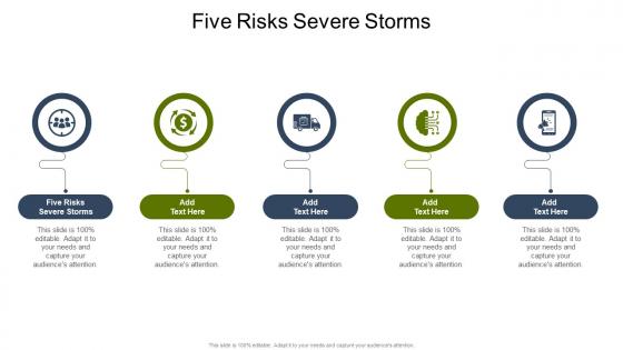 Five Risks Severe Storms In Powerpoint And Google Slides Cpb
